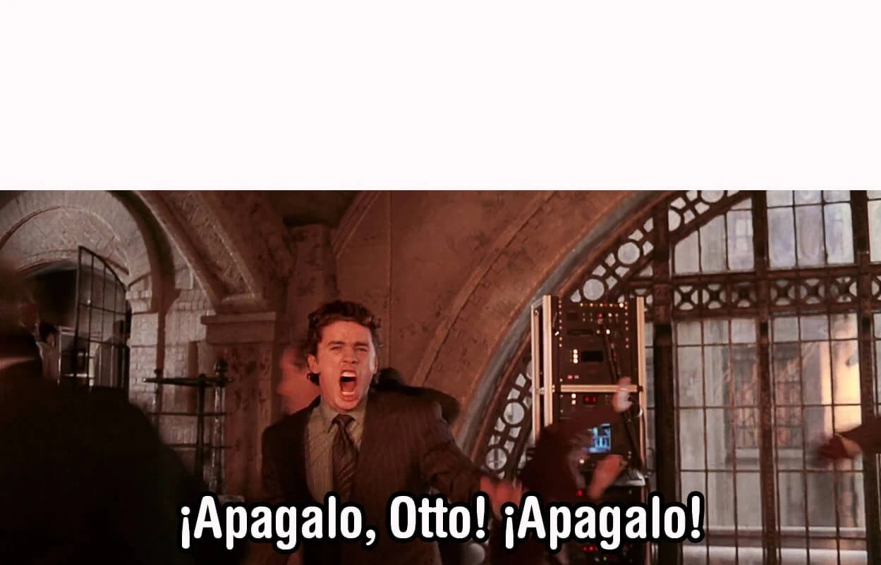 Plantilla de ¡Apagalo Otto, apagalo! numero 4