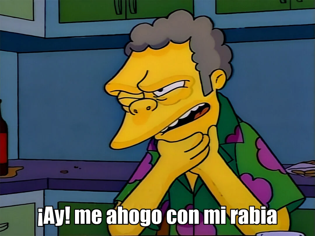 Plantilla de ¡Ay! me ahogo con mi rabia numero 3