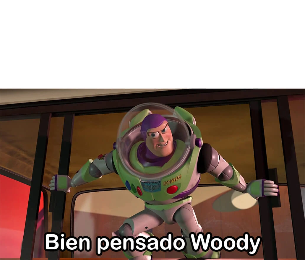 Primera plantilla de Bien pesando Woody