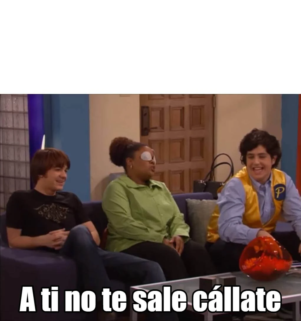 Plantilla de Cállate a ti no te sale numero 2