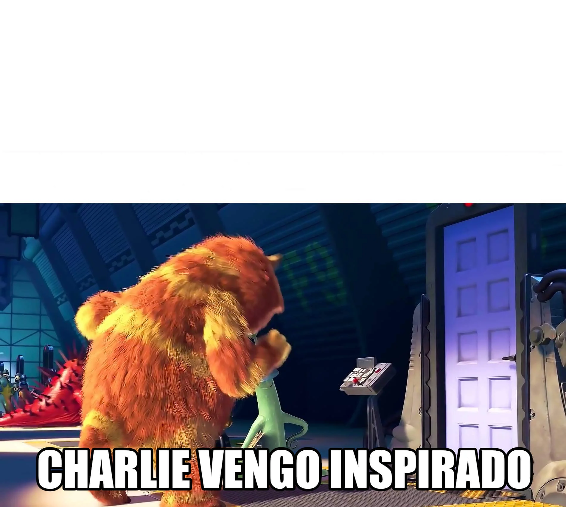 Plantilla de Charlie vengo inspirado