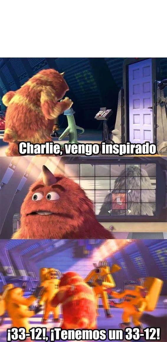 Plantilla de Charlie vengo inspirado numero 3