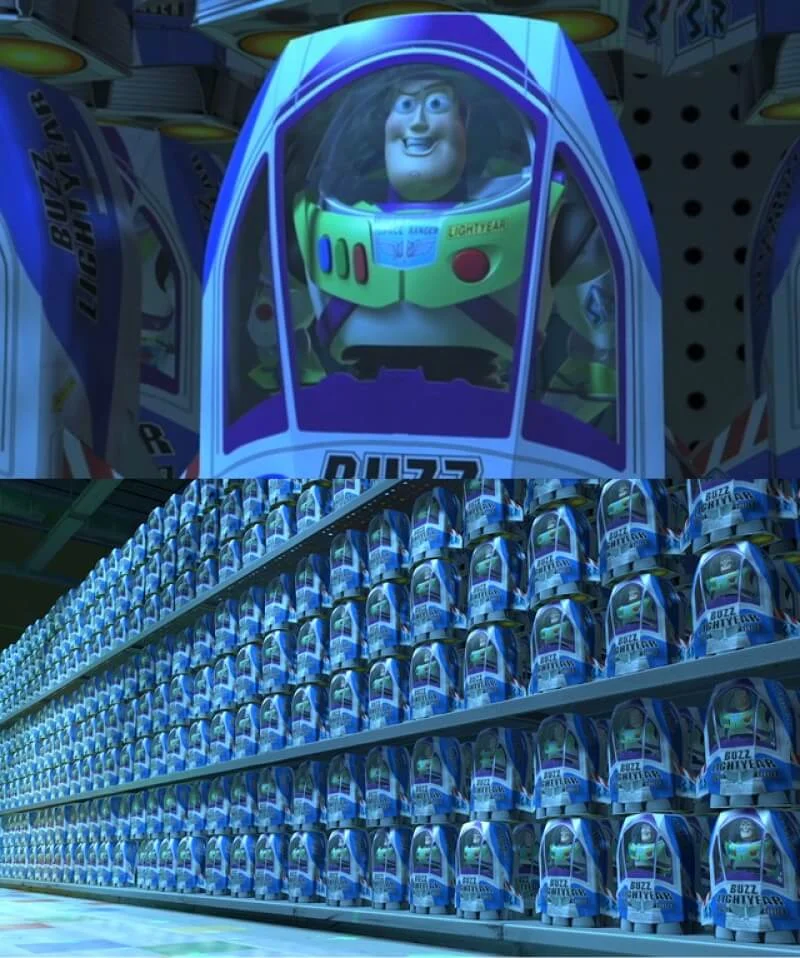 Plantilla de Clones de Buzz Lightyear