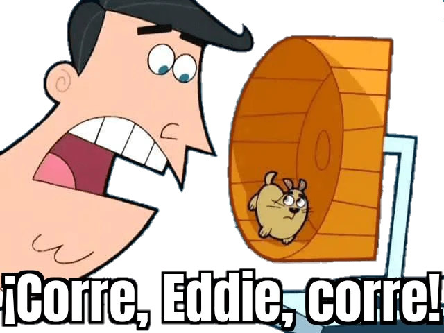 Plantilla de ¡Corre, Eddie, corre! numero 3