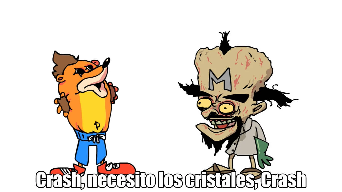 Plantilla de Crash necesito los cristales Crash