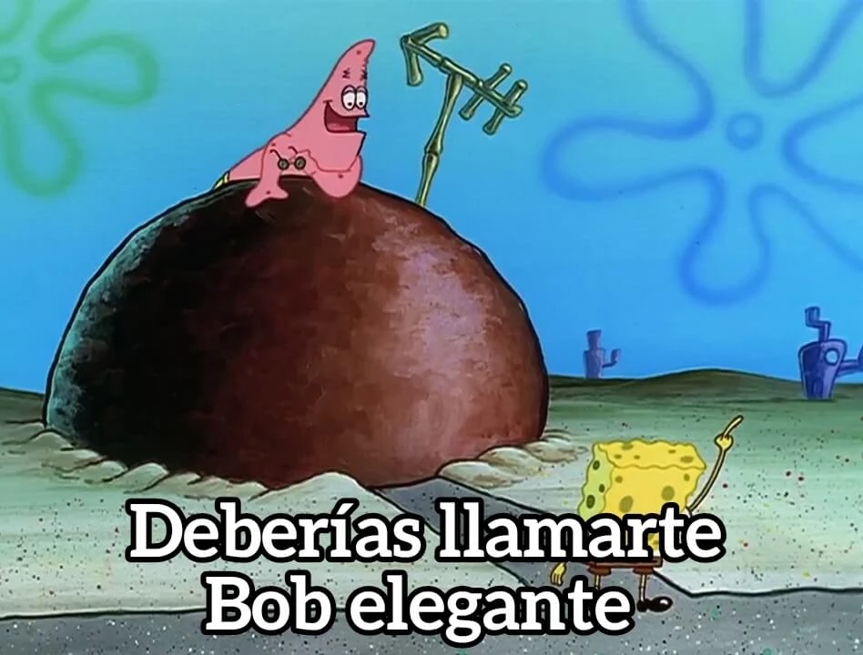 Primera plantilla de Deberías llamarte Bob elegante