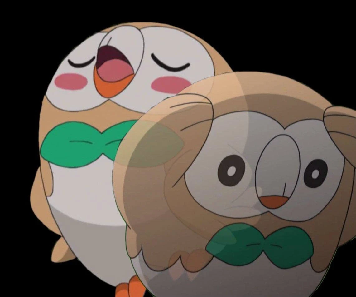 Plantilla de Distressed Rowlet numero 2