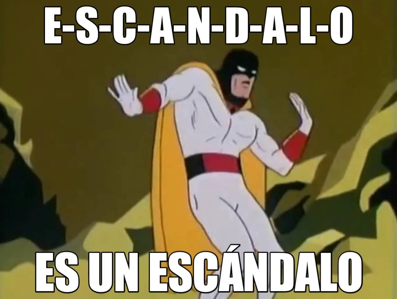 Plantilla de E-S-C-A-N-D-A-L-O, ES UN ESCÁNDALO