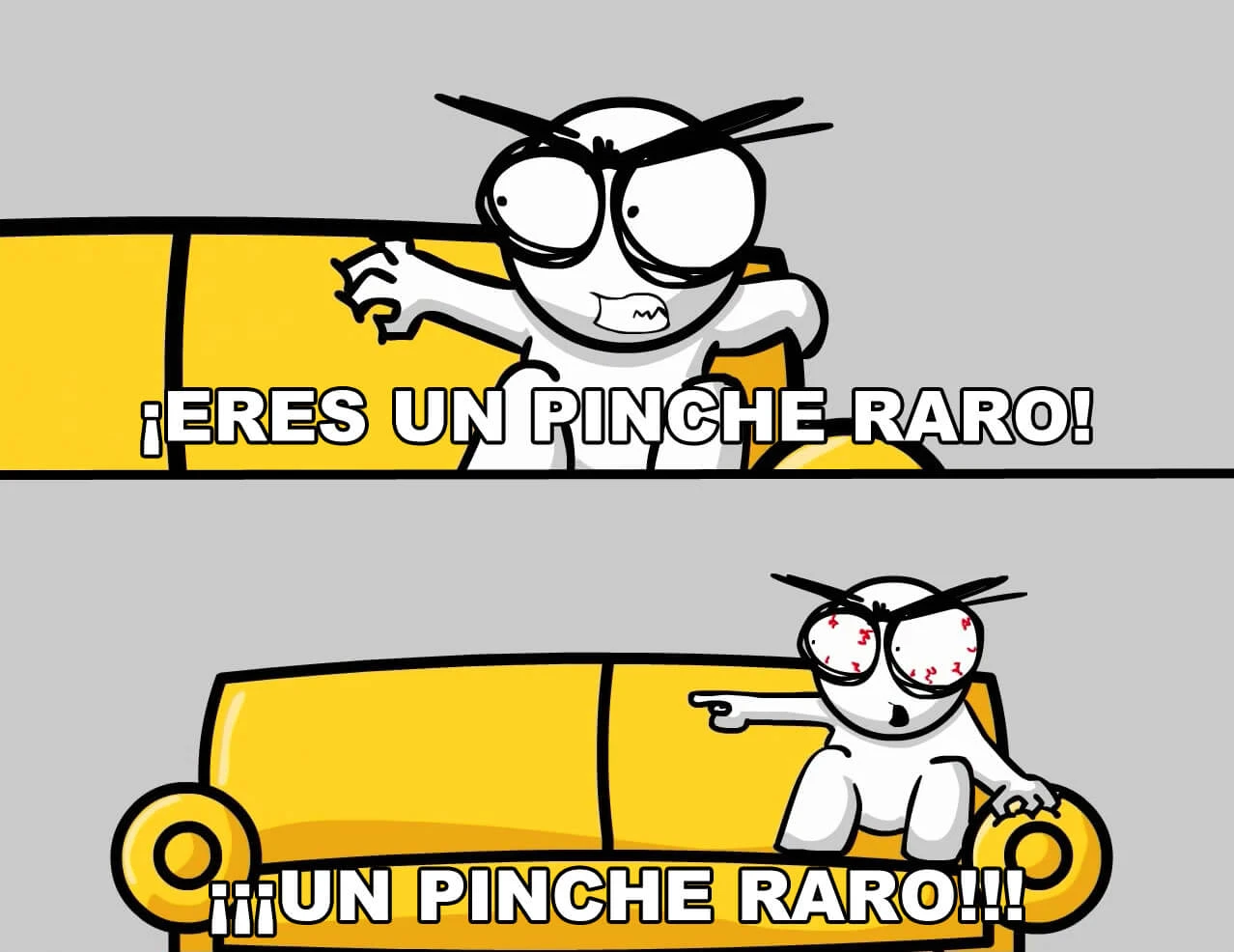 Plantilla de ¡Eres un pinche raro! numero 3