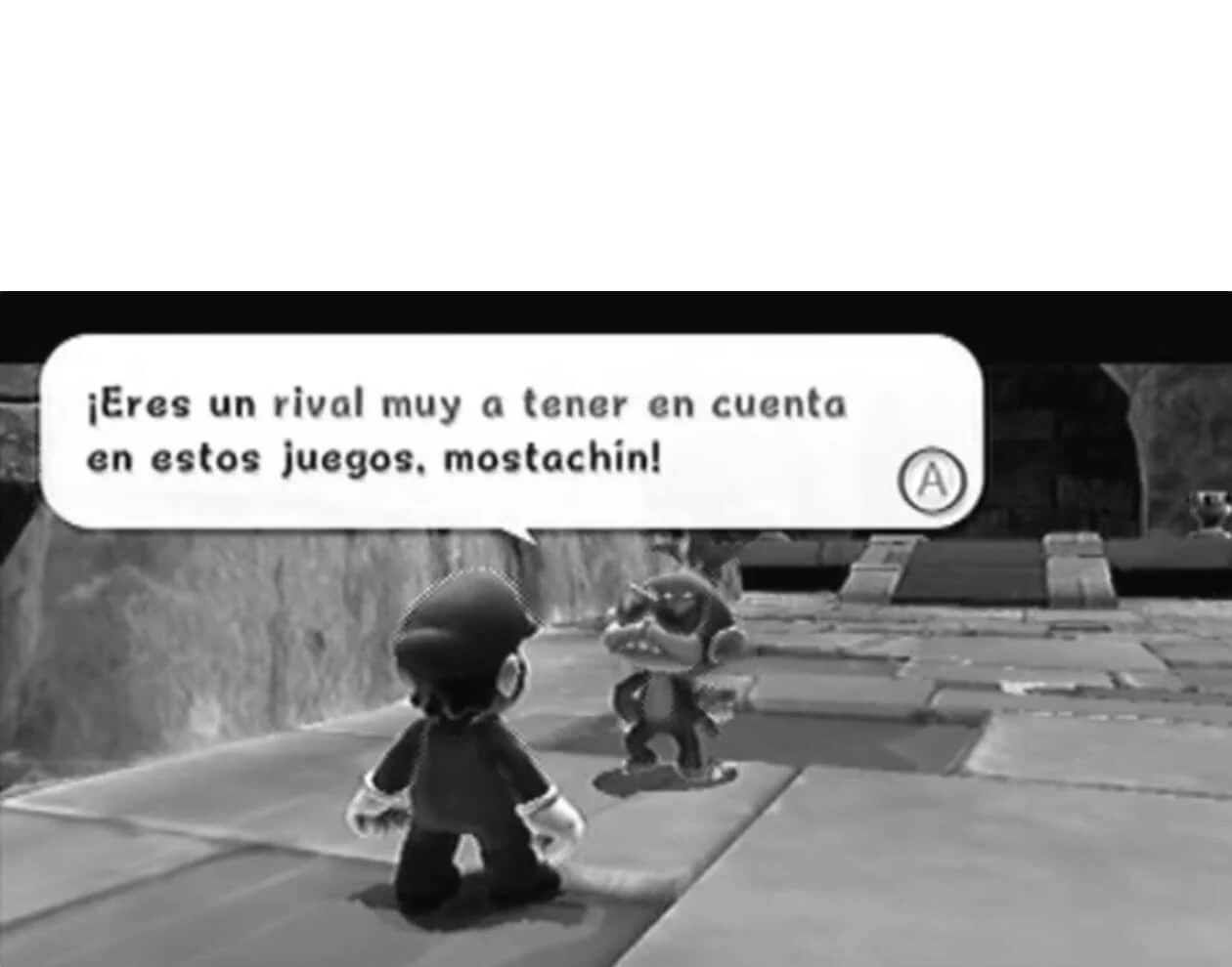 Plantilla de ¡Eres un rival muy a tener en cuenta en estos juegos, mostachín! numero 3