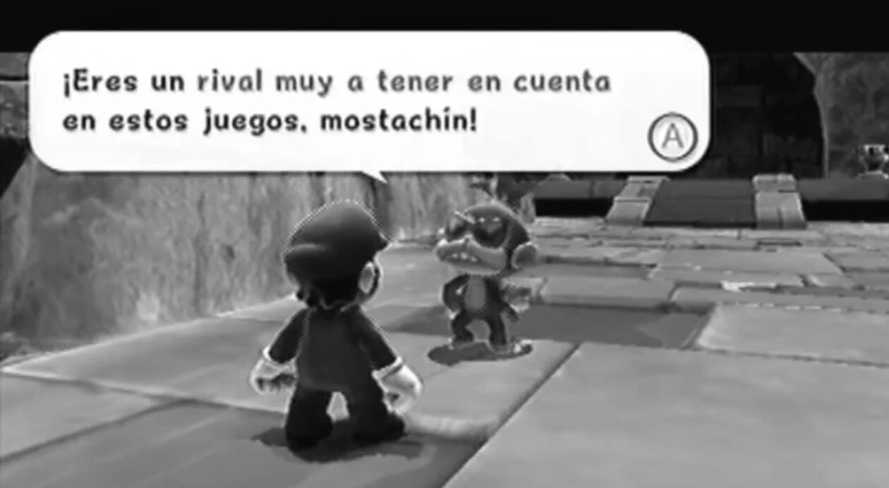 Plantilla de ¡Eres un rival muy a tener en cuenta en estos juegos, mostachín! numero 4