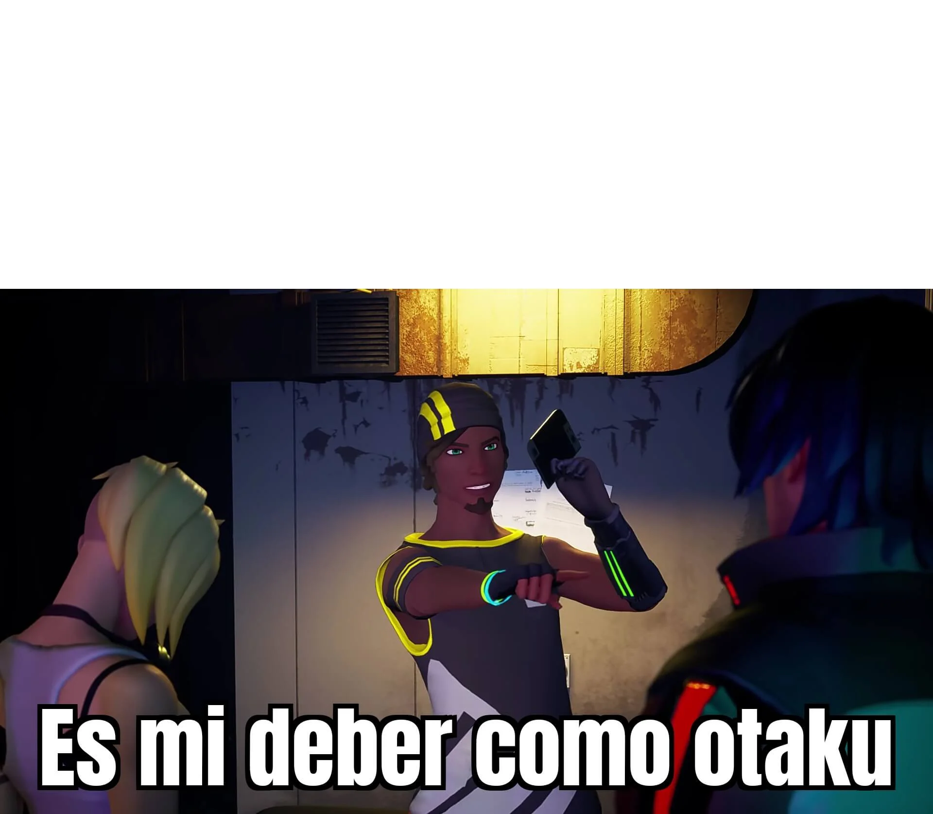 Plantilla de Es mi deber como otaku