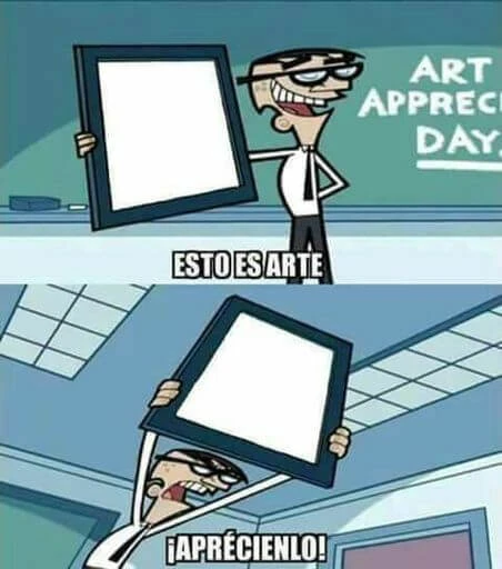 Primera plantilla de Esto es arte | ¡Aprécienlo!