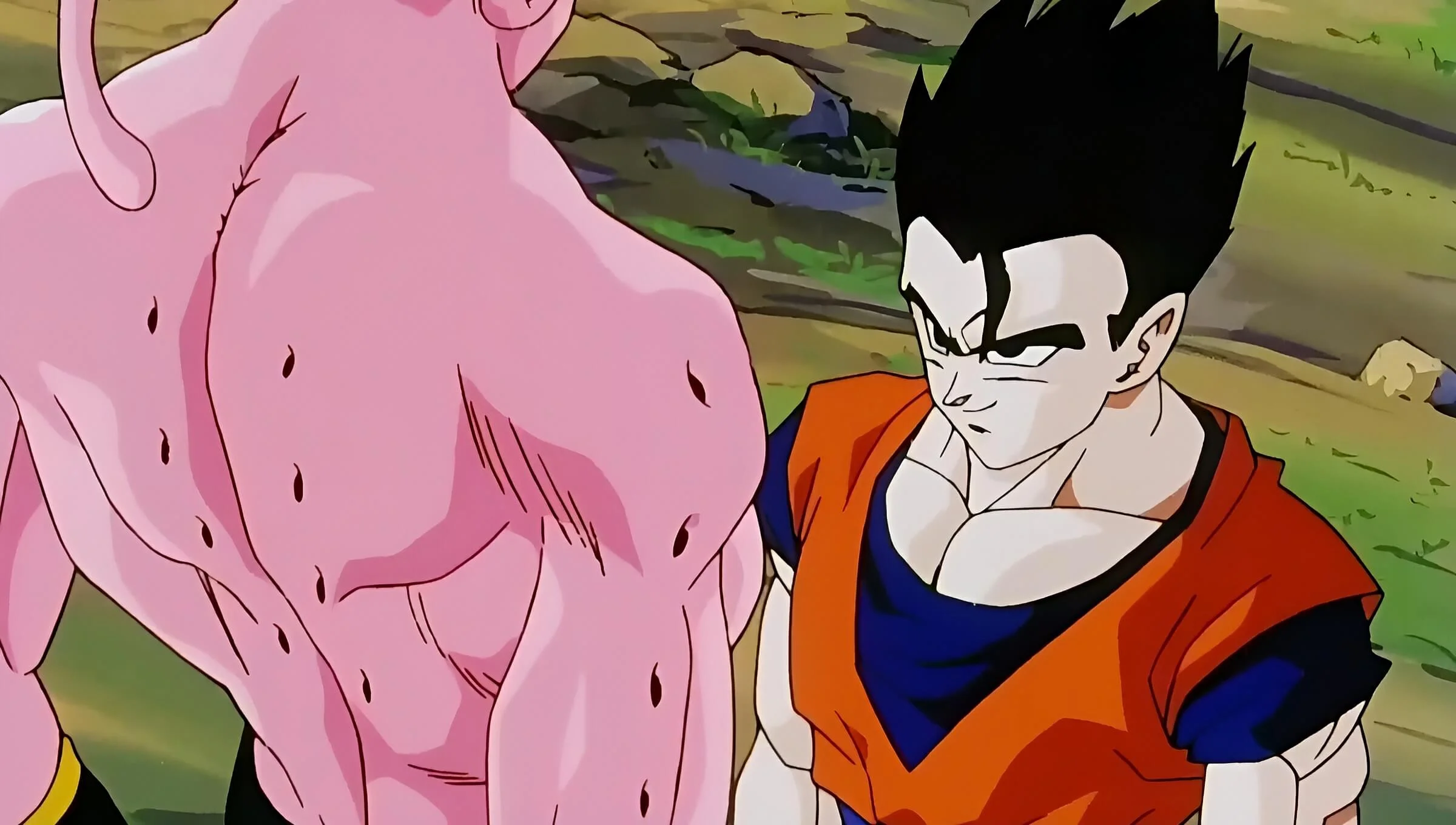 Primera plantilla de Gohan con la percepción alterada