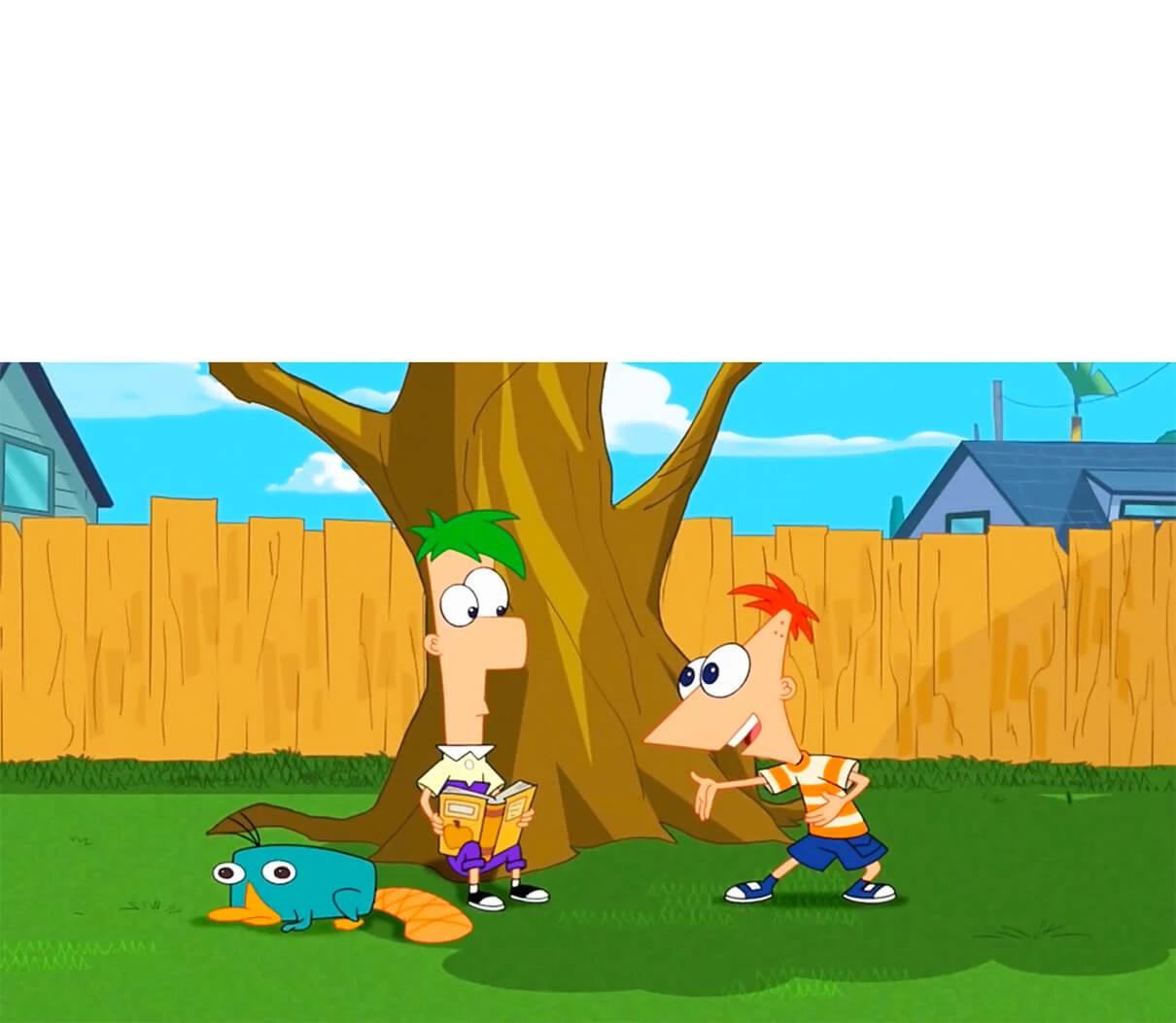 Plantilla de Hey Ferb, ya se qué vamos a hacer hoy numero 2