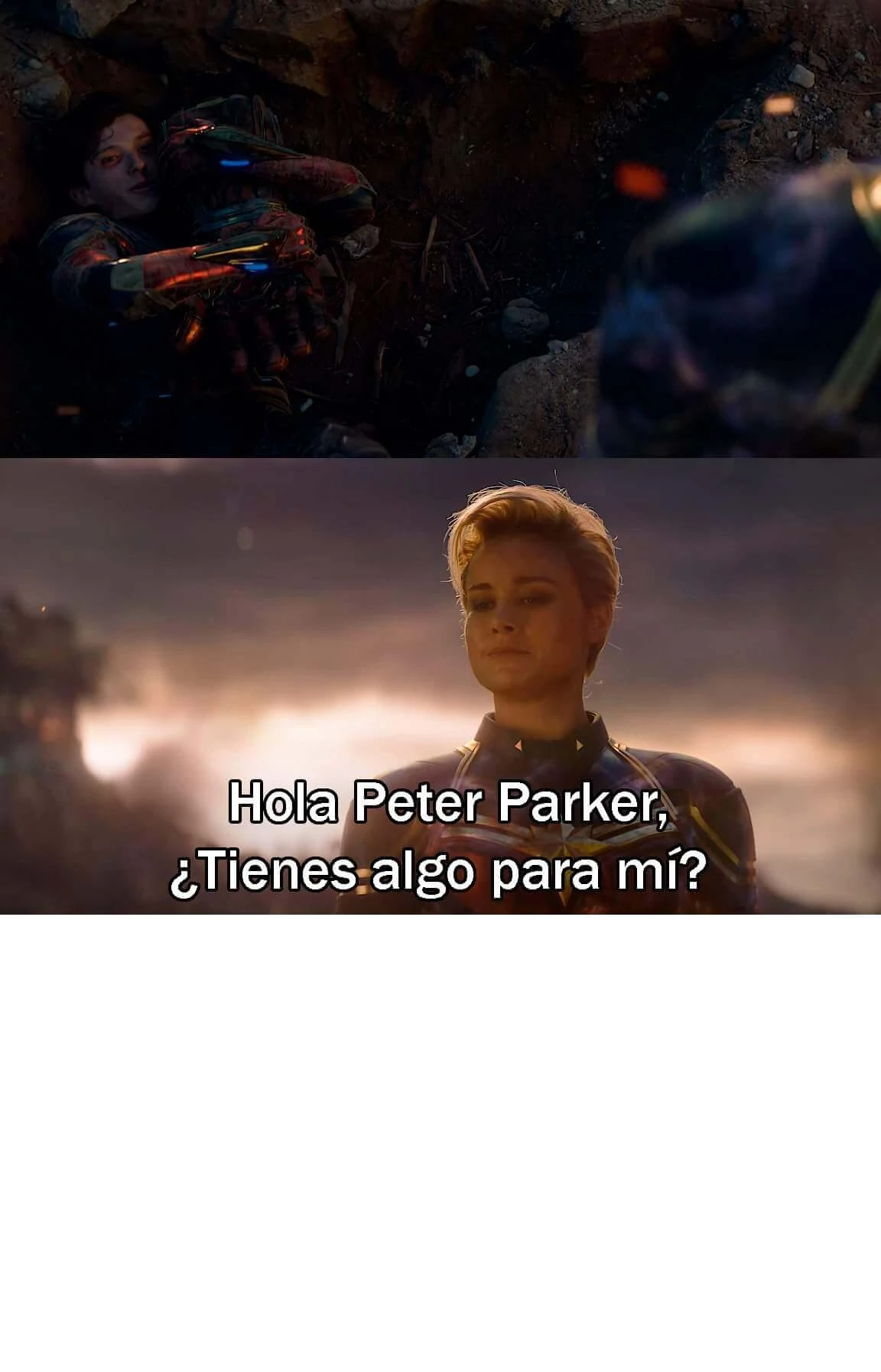 Plantilla de Hola Peter Parker, ¿Tienes algo para mí? numero 3