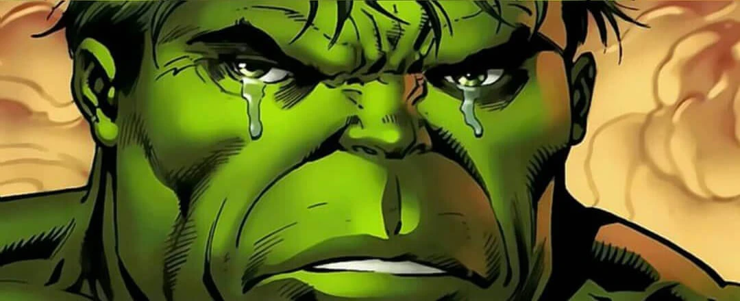 Plantilla de Hulk Triste numero 3