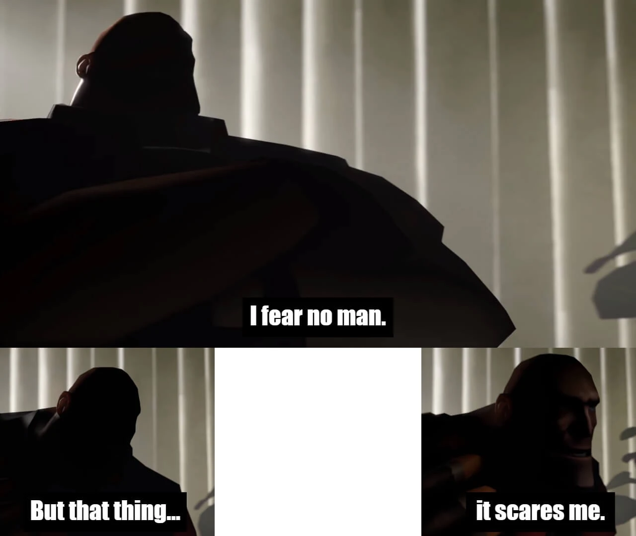 Plantilla de I fear no man | But that thing... | it scares me