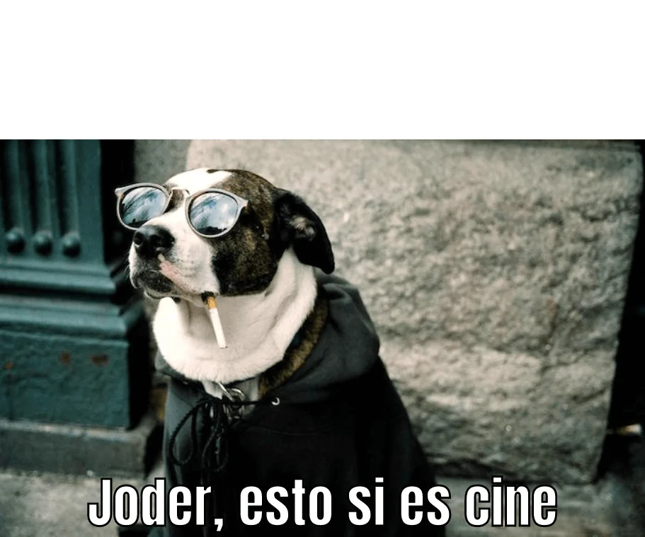 Plantilla de Joder, esto si es cine numero 5