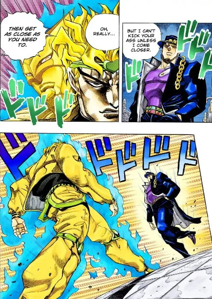 Plantilla de Jotaro vs Dio numero 4