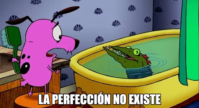 Plantilla de La perfección no existe