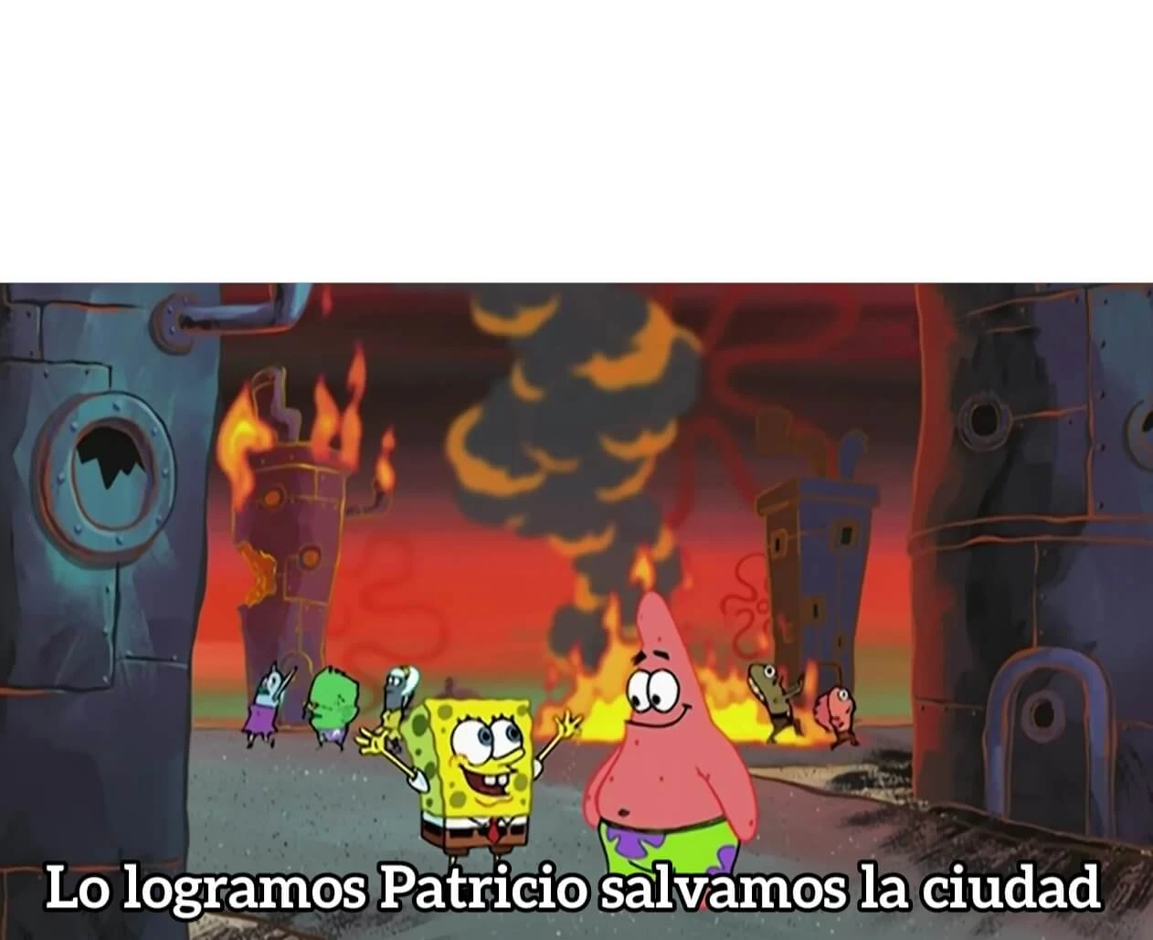 Plantilla de Lo logramos Patricio salvamos la ciudad numero 3