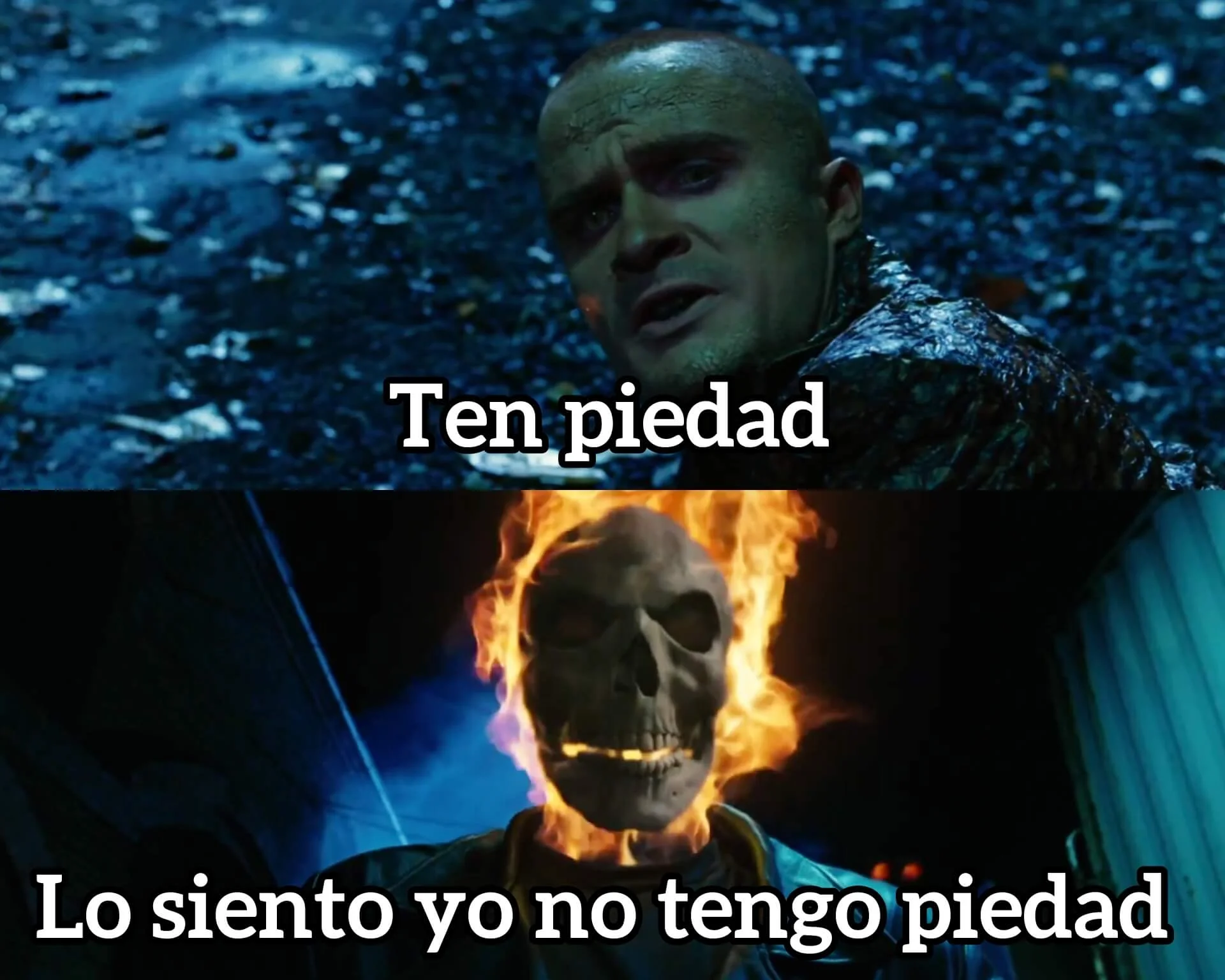 Plantilla de Lo siento yo no tengo piedad