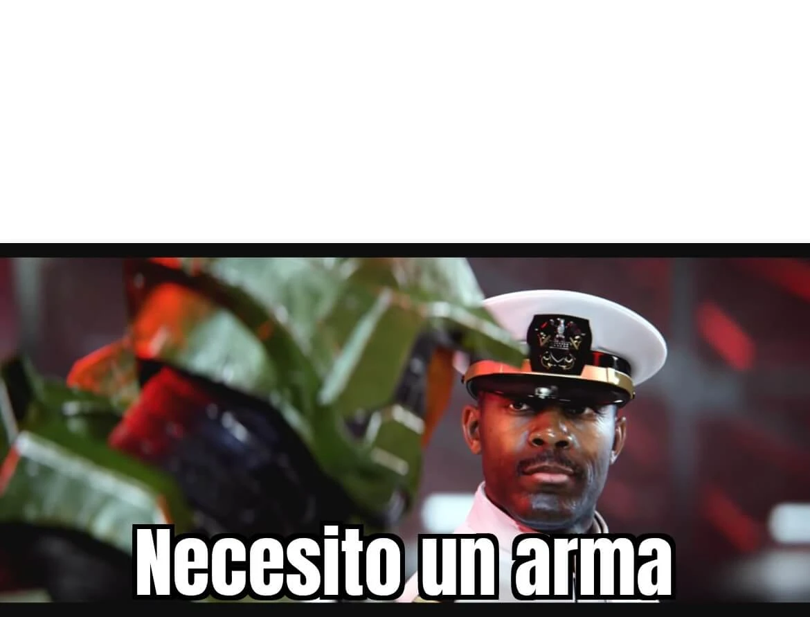 Plantilla de Necesito un arma