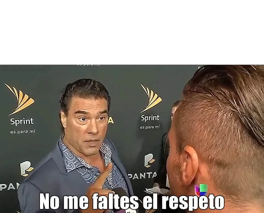 Plantilla de No me faltes el respeto