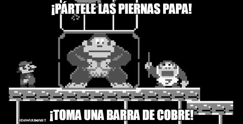 Plantilla de ¡Pártele las piernas papa! ¡Toma una barra de cobre! numero 5