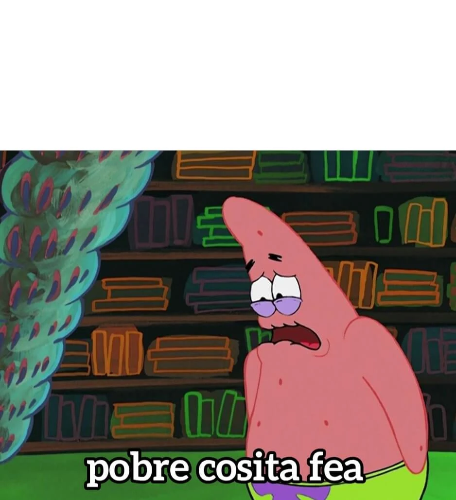 Plantilla de Pobre cosita fea numero 4