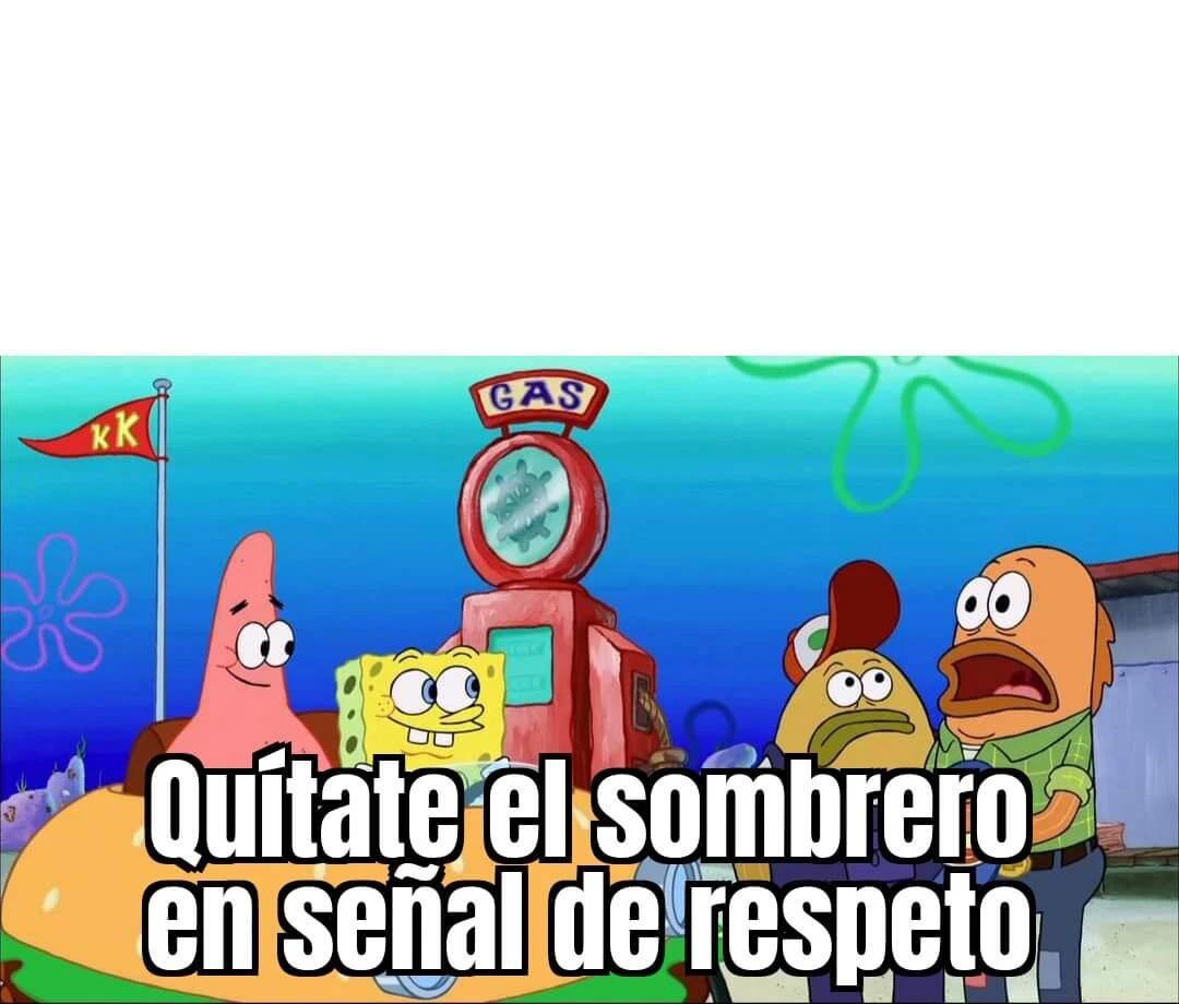 Plantilla de Quítate el sombrero en señal de respeto | ¡Respeto por los muertos! numero 3