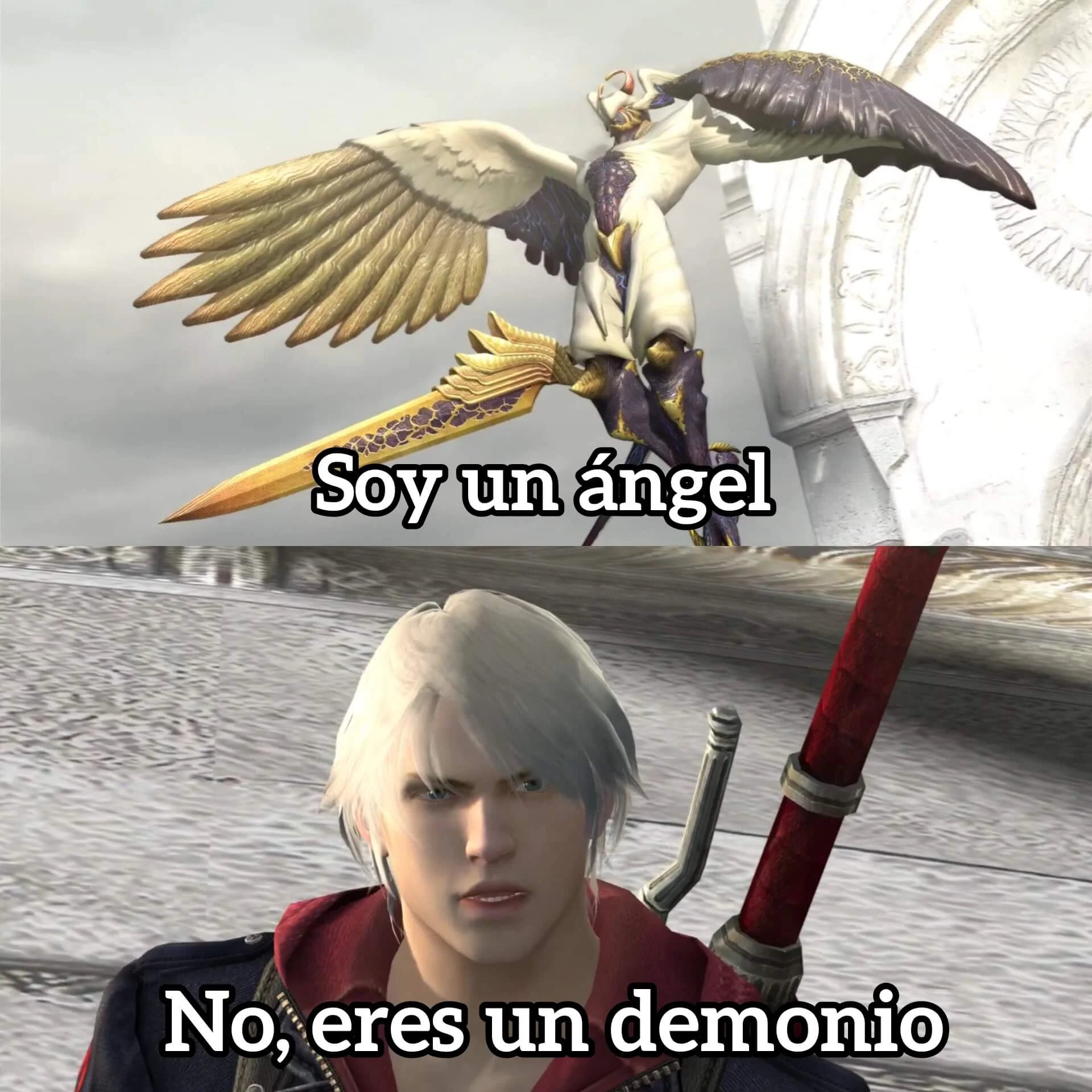 Primera plantilla de Soy un ángel | no, eres un demonio