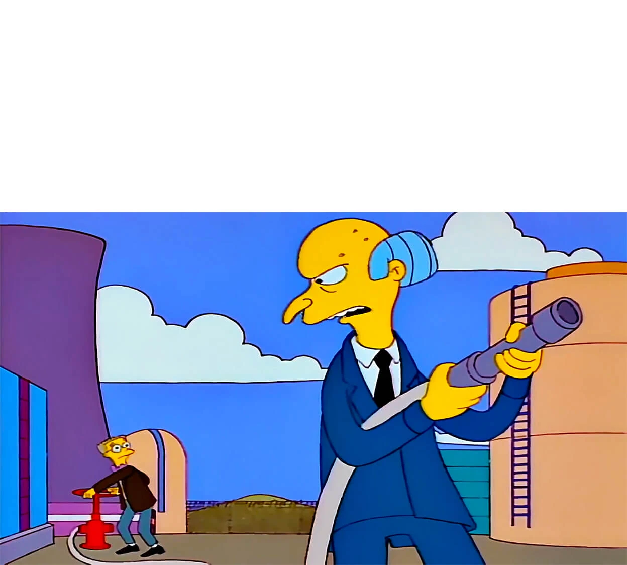 Plantilla de Toda la potencia Smithers numero 2