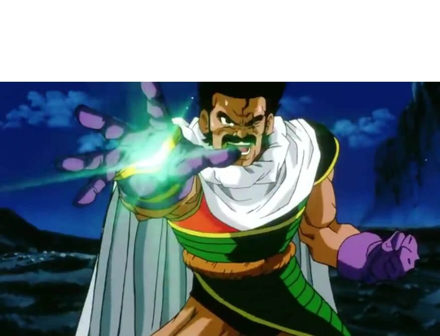 Plantilla de Tranquilízate Broly numero 2