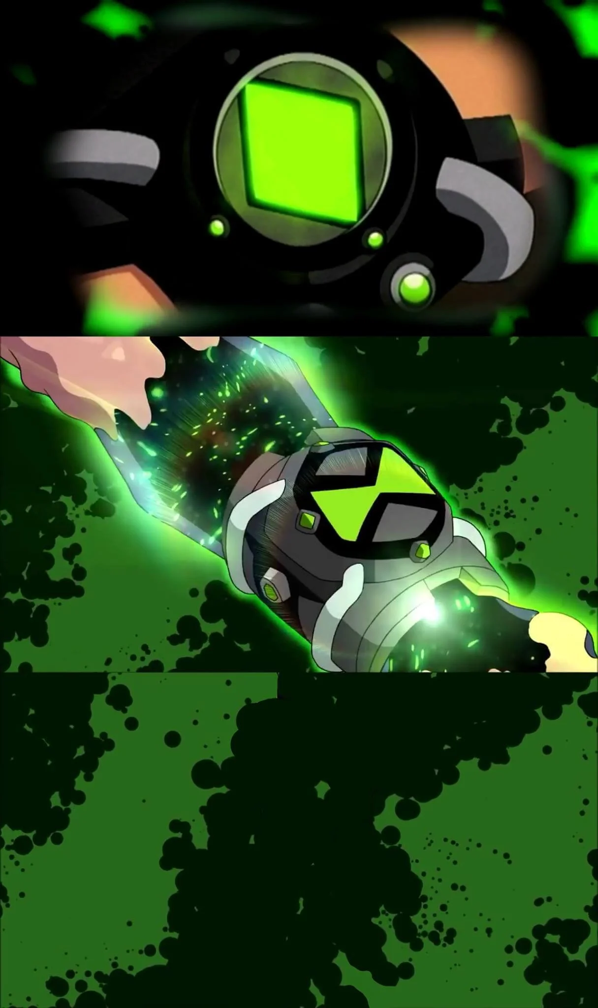 Primera plantilla de Transformación Omnitrix | Secuencia