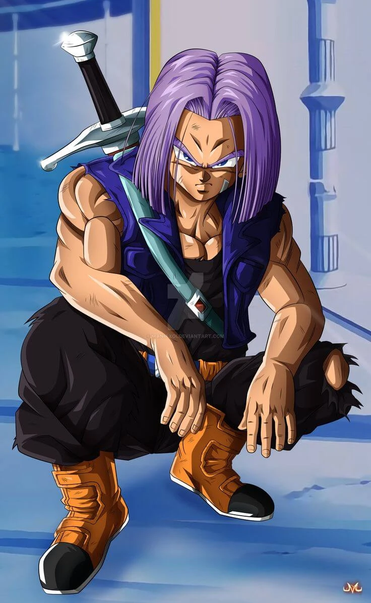 Primera plantilla de Trunks sentado (editala vos hdtpm)