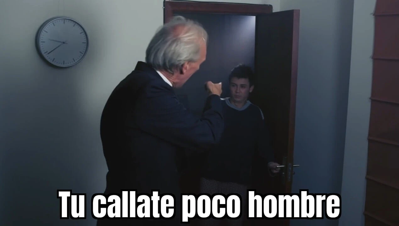 Plantilla de Tu callate poco hombre numero 2