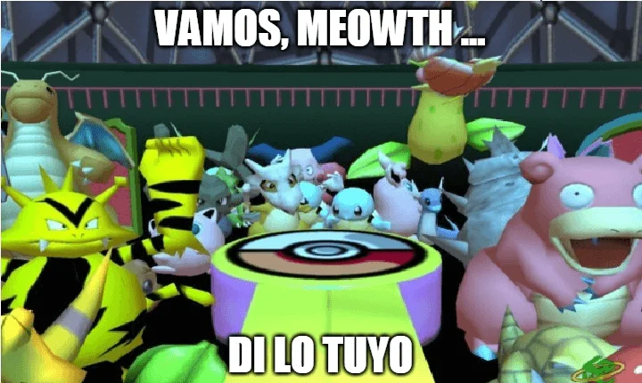 Plantilla de Vamos Meowth, di lo tuyo ... numero 3