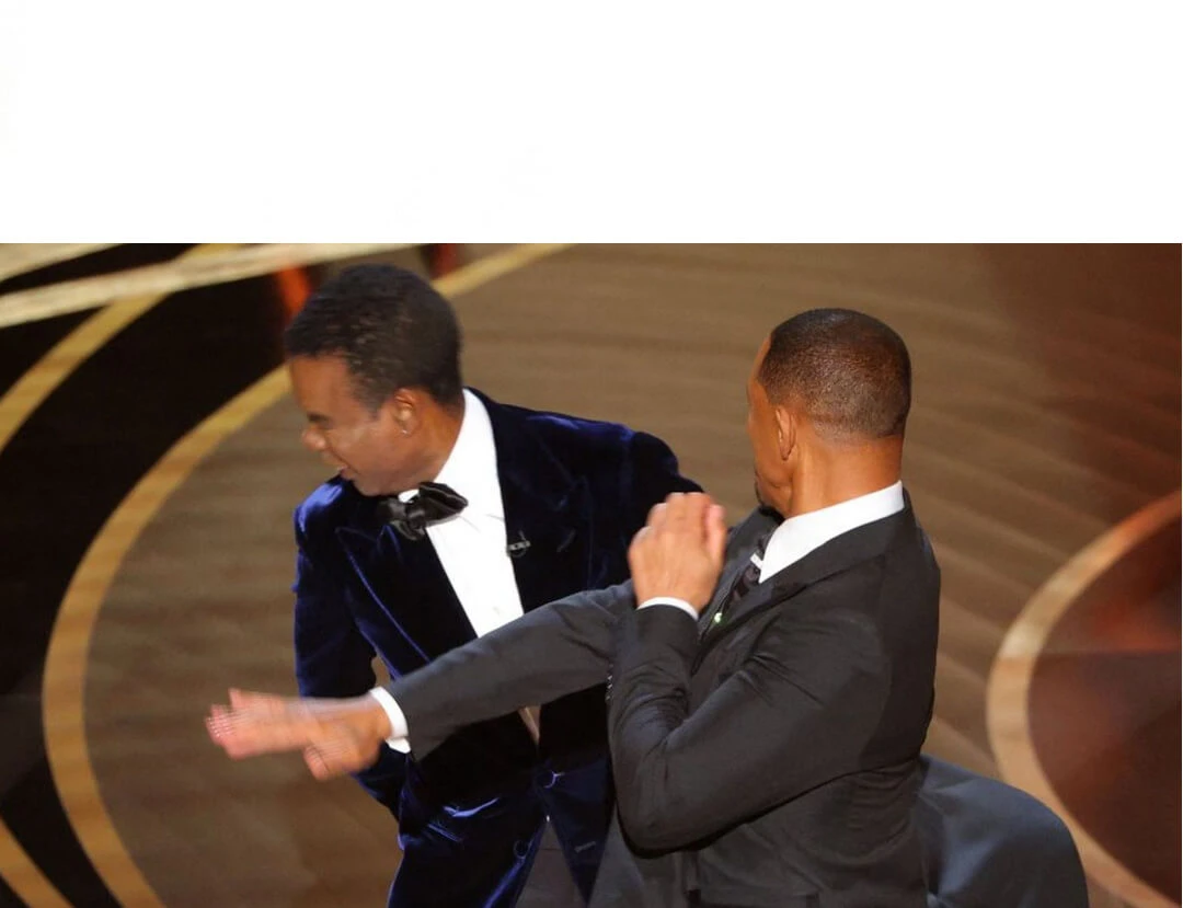 Plantilla de Will Smith cachetea a Chris Rock numero 2