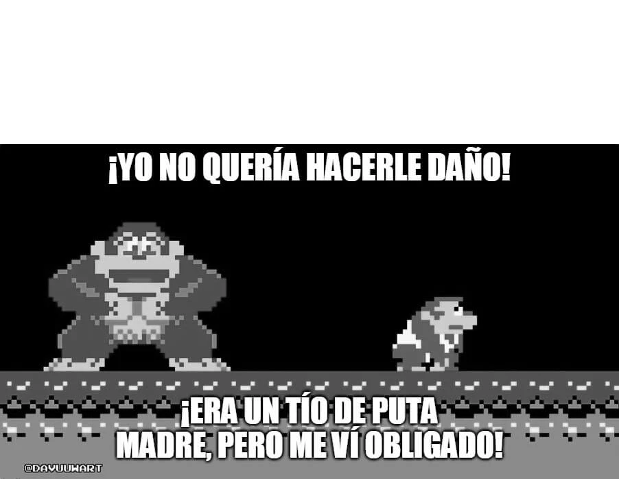 Plantilla de ¡Yo no quería hacerle daño!, ¡Era un tío de puta madre, pero me ví obligado! numero 2