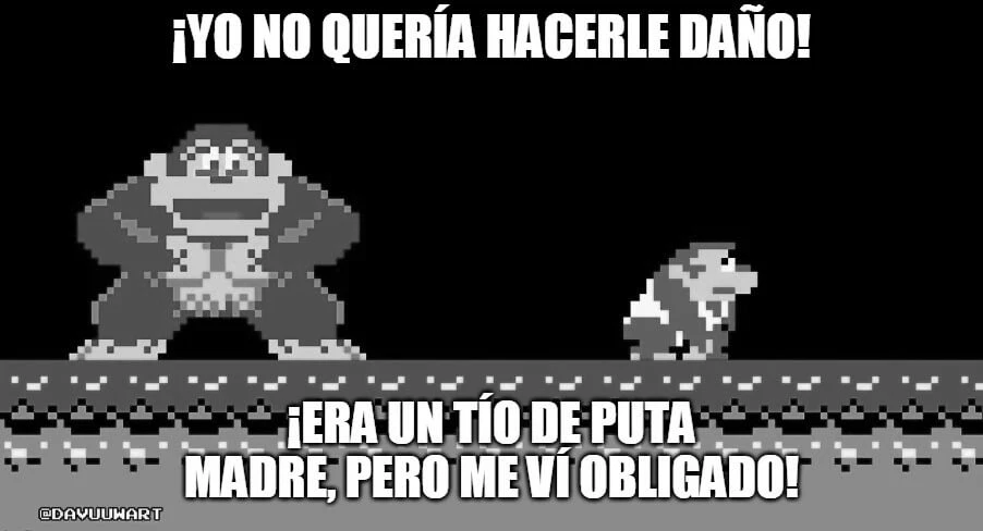 Plantilla de ¡Yo no quería hacerle daño!, ¡Era un tío de puta madre, pero me ví obligado! numero 4